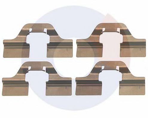 Set accesorii, placute frana