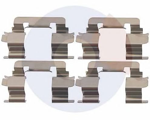 Set accesorii, placute frana