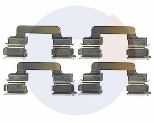 Set accesorii, placute frana