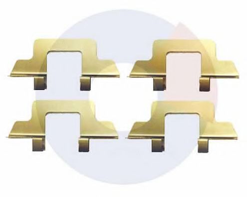 Set accesorii, placute frana