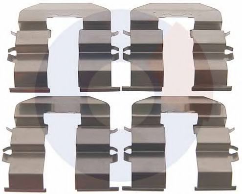 Set accesorii, placute frana