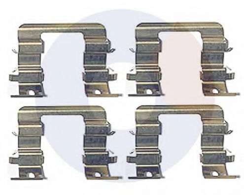 Set accesorii, placute frana