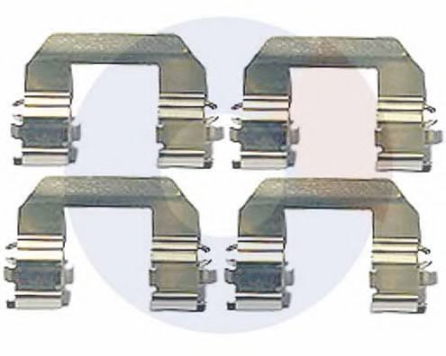 Set accesorii, placute frana