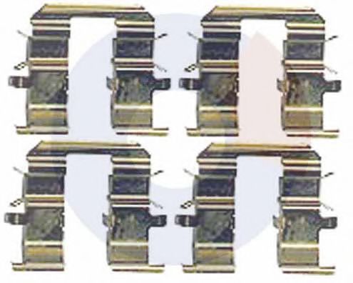 Set accesorii, placute frana