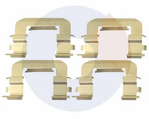 Set accesorii, placute frana