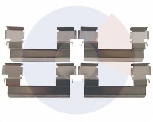 Set accesorii, placute frana