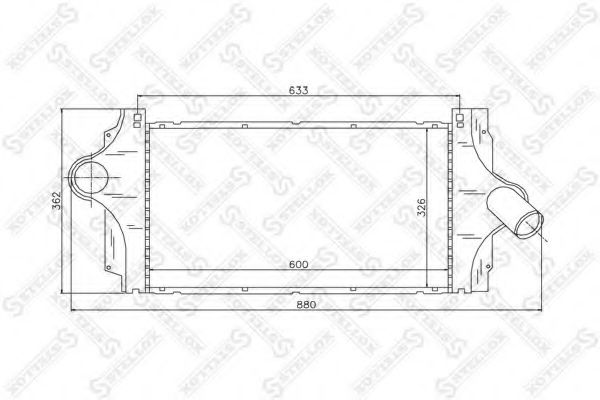 Intercooler, compresor