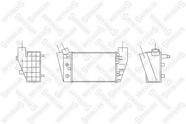 Intercooler, compresor