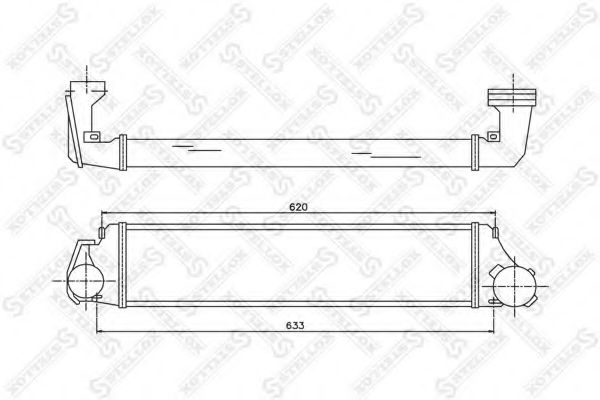 Intercooler, compresor