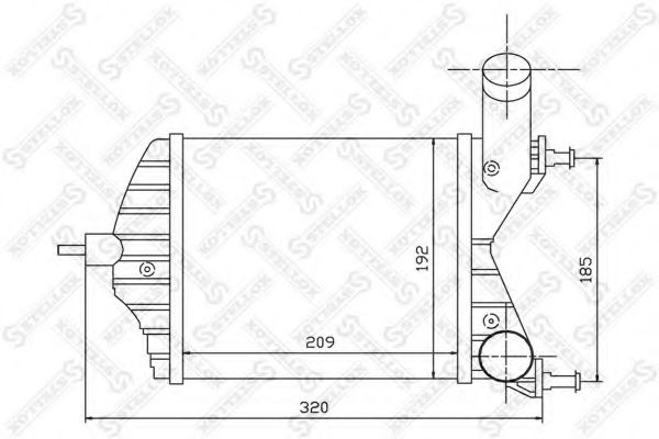 Intercooler, compresor
