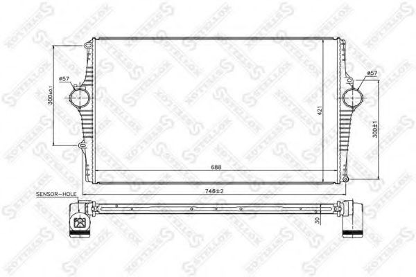 Intercooler, compresor
