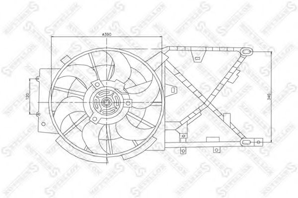Ventilator, radiator