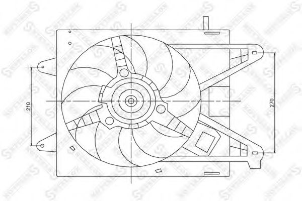 Ventilator, radiator