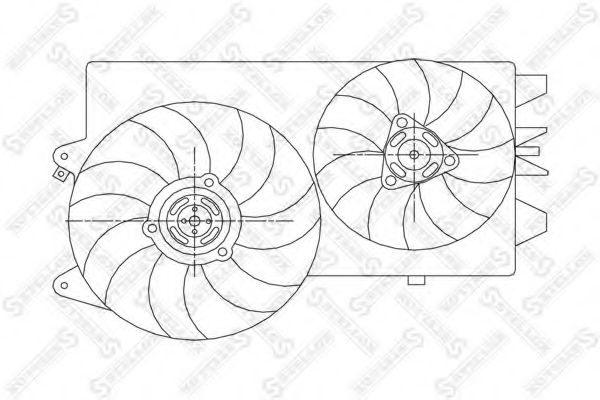 Ventilator, radiator