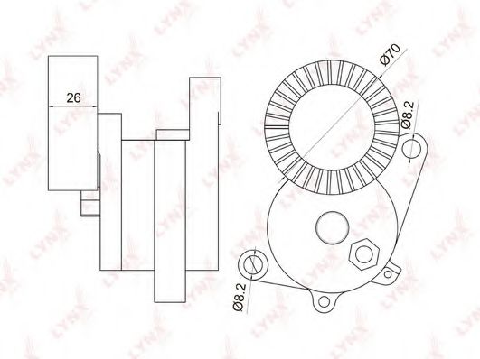 Intinzator curea, curea distributie