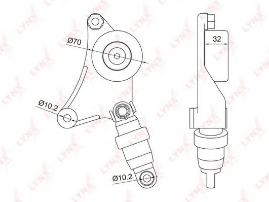 Intinzator curea, curea distributie