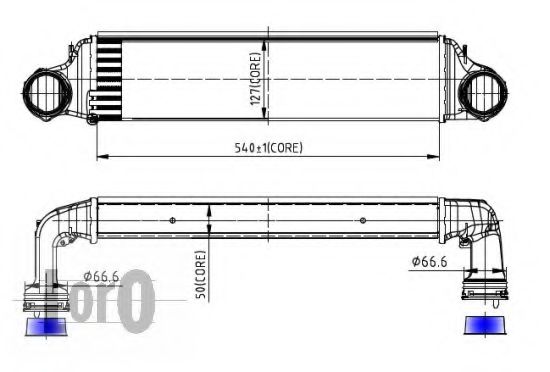Intercooler, compresor
