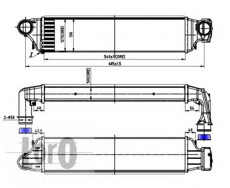 Intercooler, compresor