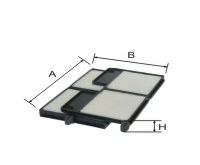 Filtru, aer habitaclu