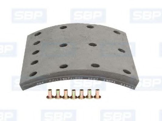 Set garnituri de frictiune, frana tambur