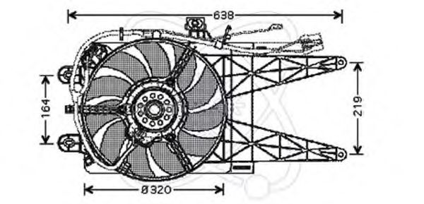 Ventilator, radiator