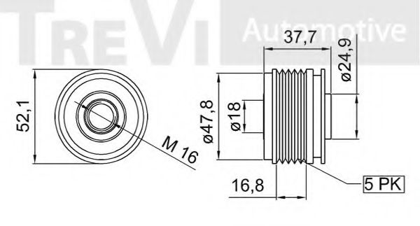 Sistem roata libera, generator