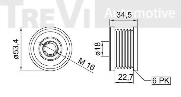 Sistem roata libera, generator