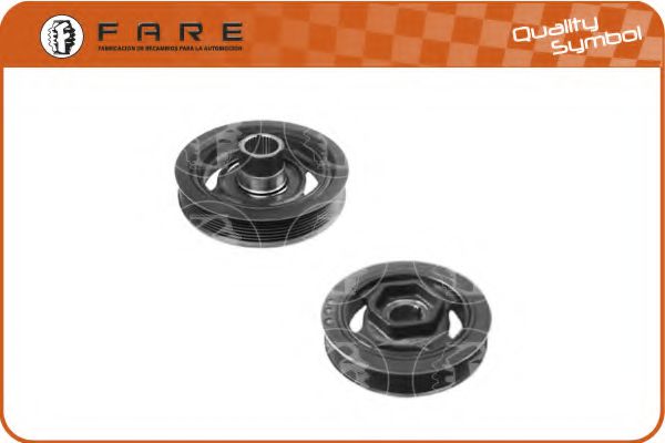 Fulie curea, arbore cotit