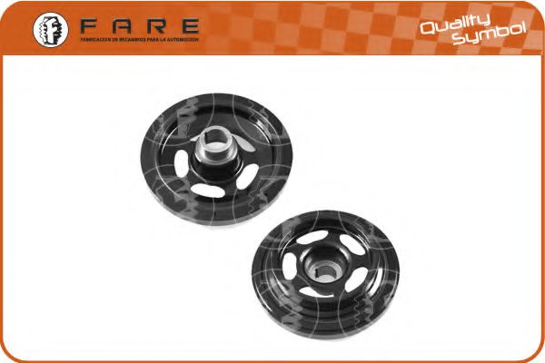 Fulie curea, arbore cotit