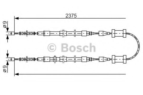 Cablu, frana de parcare