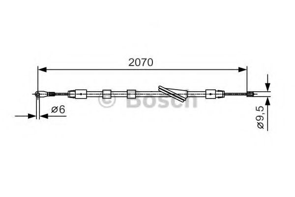 Cablu, frana de parcare