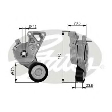 rola intinzator,curea transmisie
