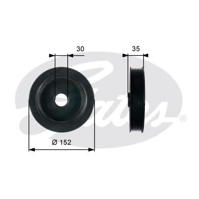 Fulie curea, arbore cotit