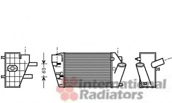 Intercooler, compresor