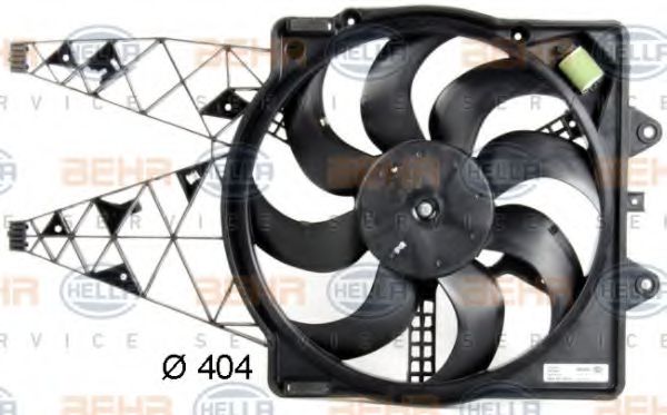 Ventilator, radiator