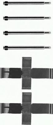 Set accesorii, placute frana