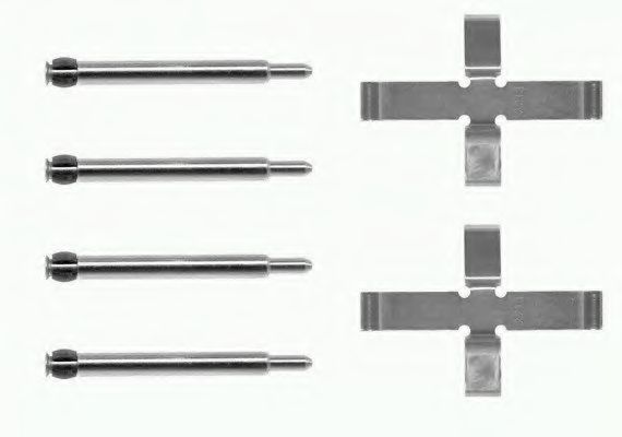 Set accesorii, placute frana