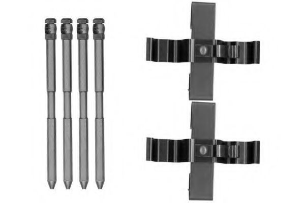 Set accesorii, placute frana