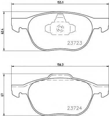 Set frana, frana disc