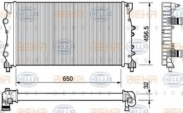 Radiator, racire motor
