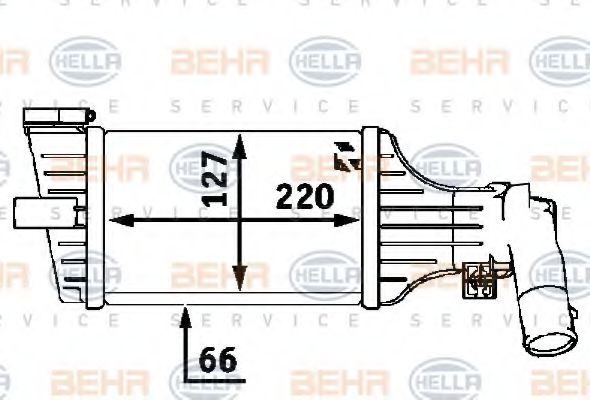 Intercooler, compresor