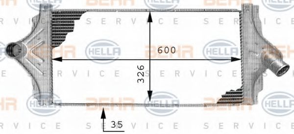 Intercooler, compresor