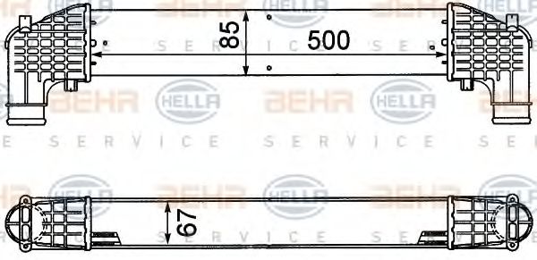 Intercooler, compresor