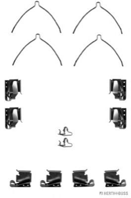 Set accesorii, placute frana