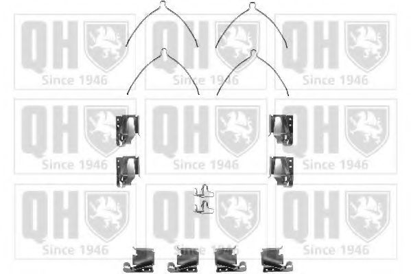 Set accesorii, placute frana