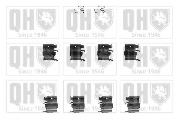 Set accesorii, placute frana