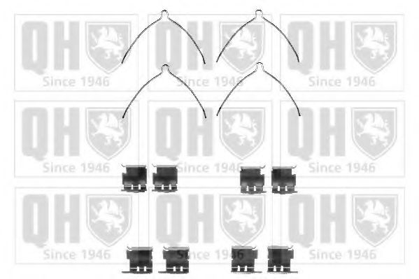 Set accesorii, placute frana