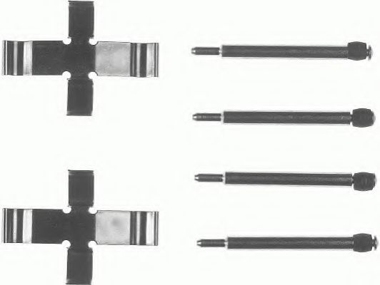 Set accesorii, placute frana