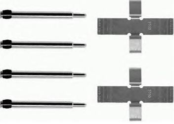 Set accesorii, placute frana