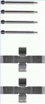 Set accesorii, placute frana